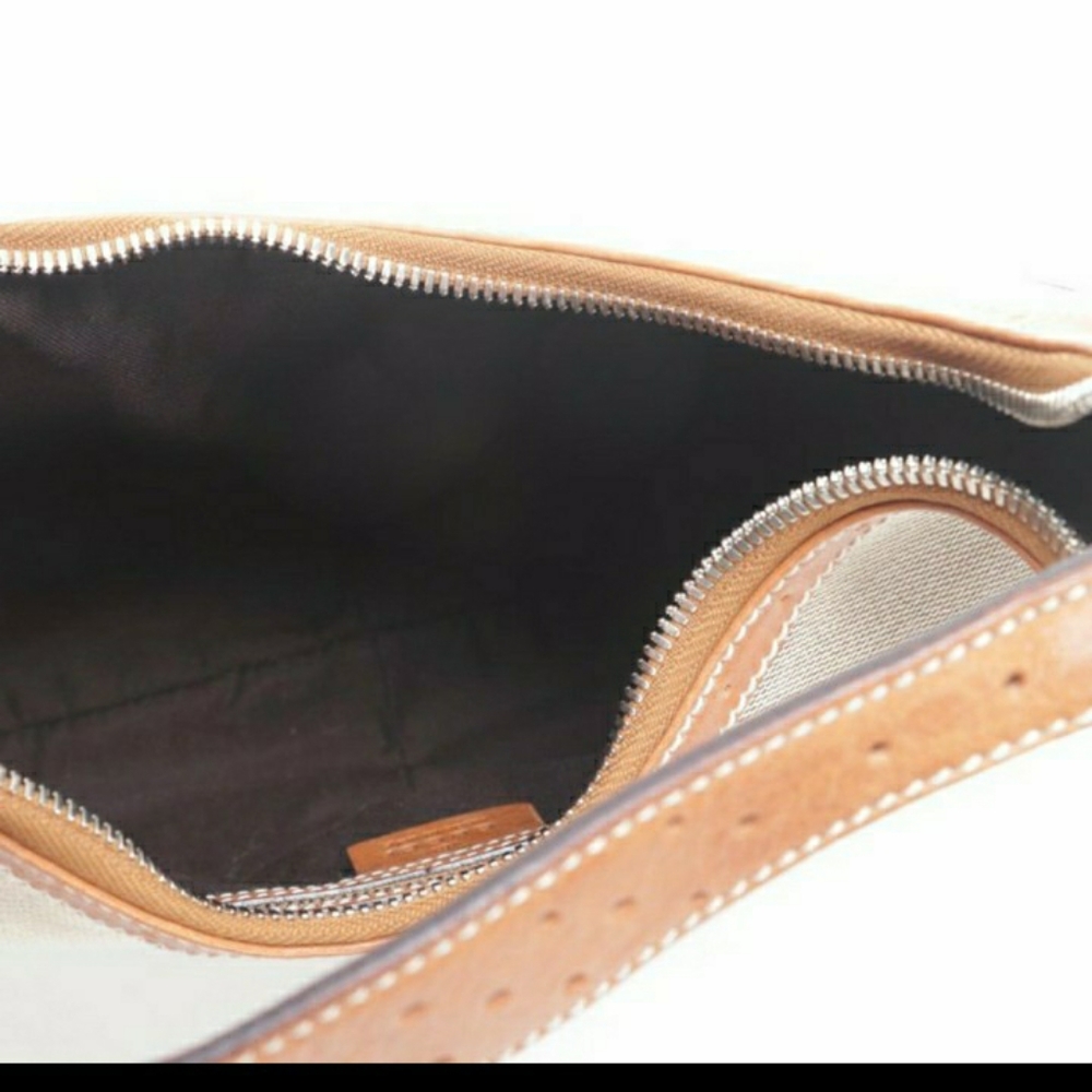GUCCI Reins Canvas & Leather Hobo Bag - Picture 9 of 12